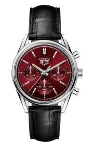 TAG Heuer Carrera Chronograph CBK221G 39mm Red Dial Limited Edition Unworn