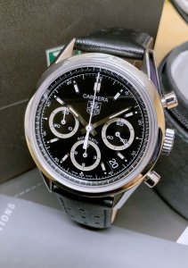 TAG Heuer Carrera Chronograph CV2113 39mm Black Dial