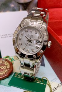 Rolex Lady-Datejust Pearlmaster 29mm 80319 White Gold