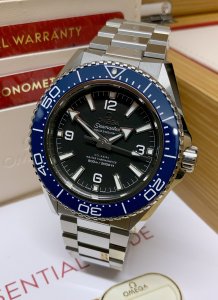 Omega Planet Ocean 42mm 217.30.42.21.01.002 Blue Ceramic Unworn