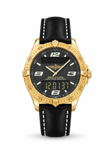 Breitling Aerospace K65062 42mm Yellow Gold Black Dial