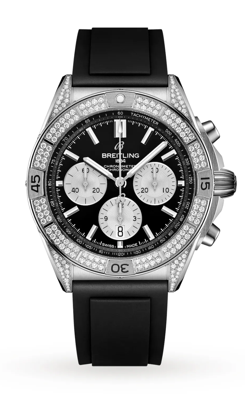 Breitling Chronomat B01 42mm AB0134721B1S1 Diamond Bezel
