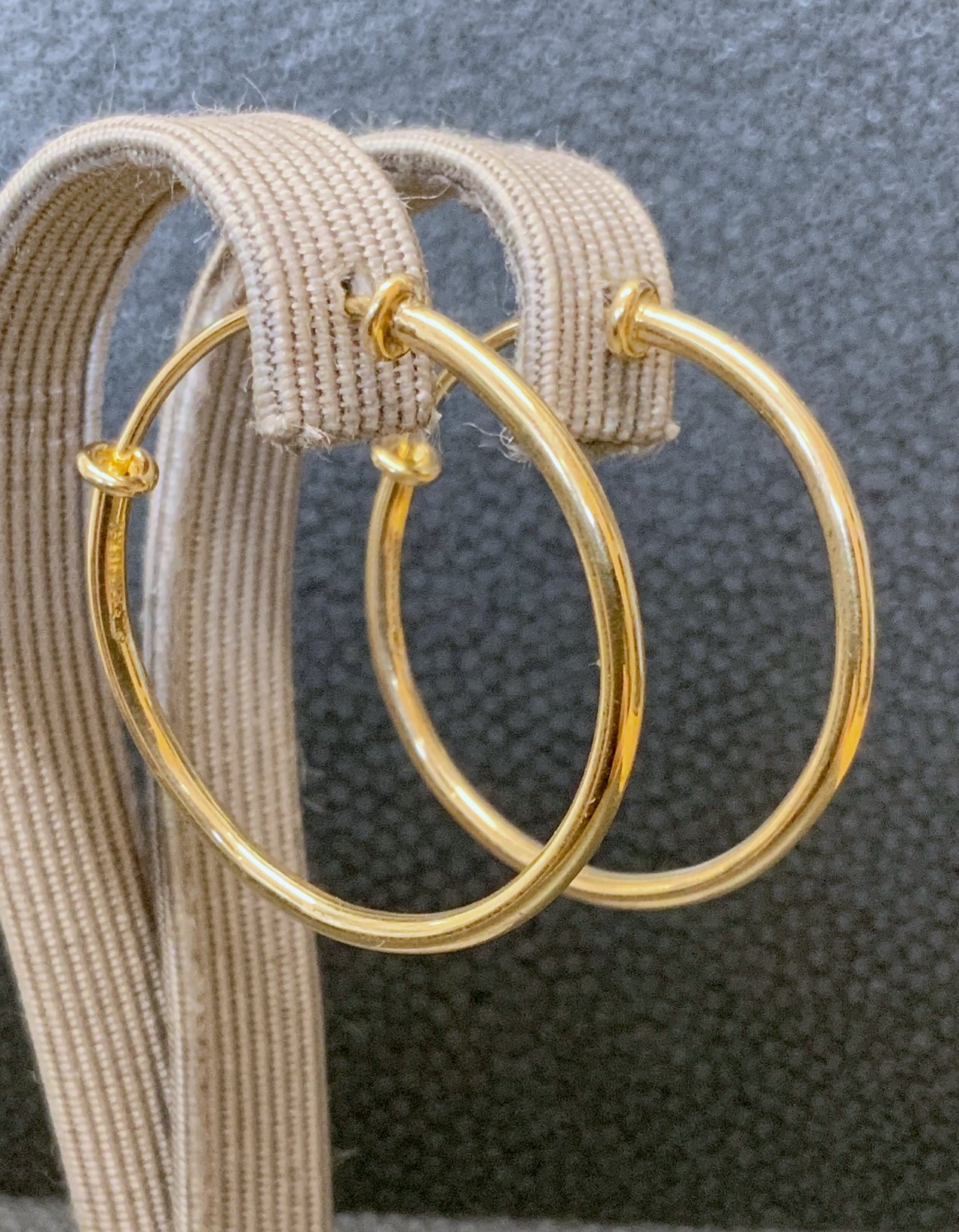 Yellow Gold Hoop Earrings