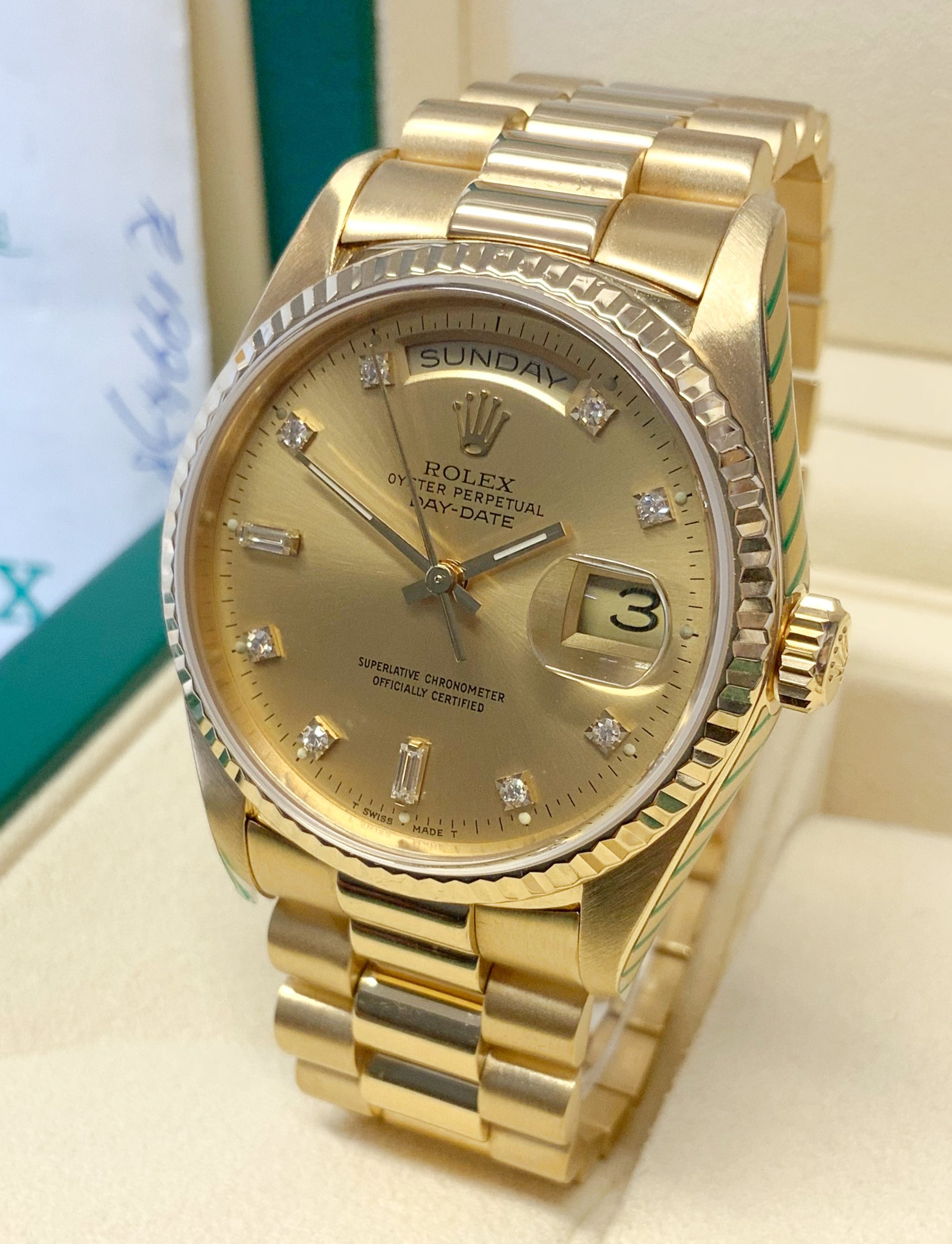 Rolex Day-Date 18238 Yellow Gold
