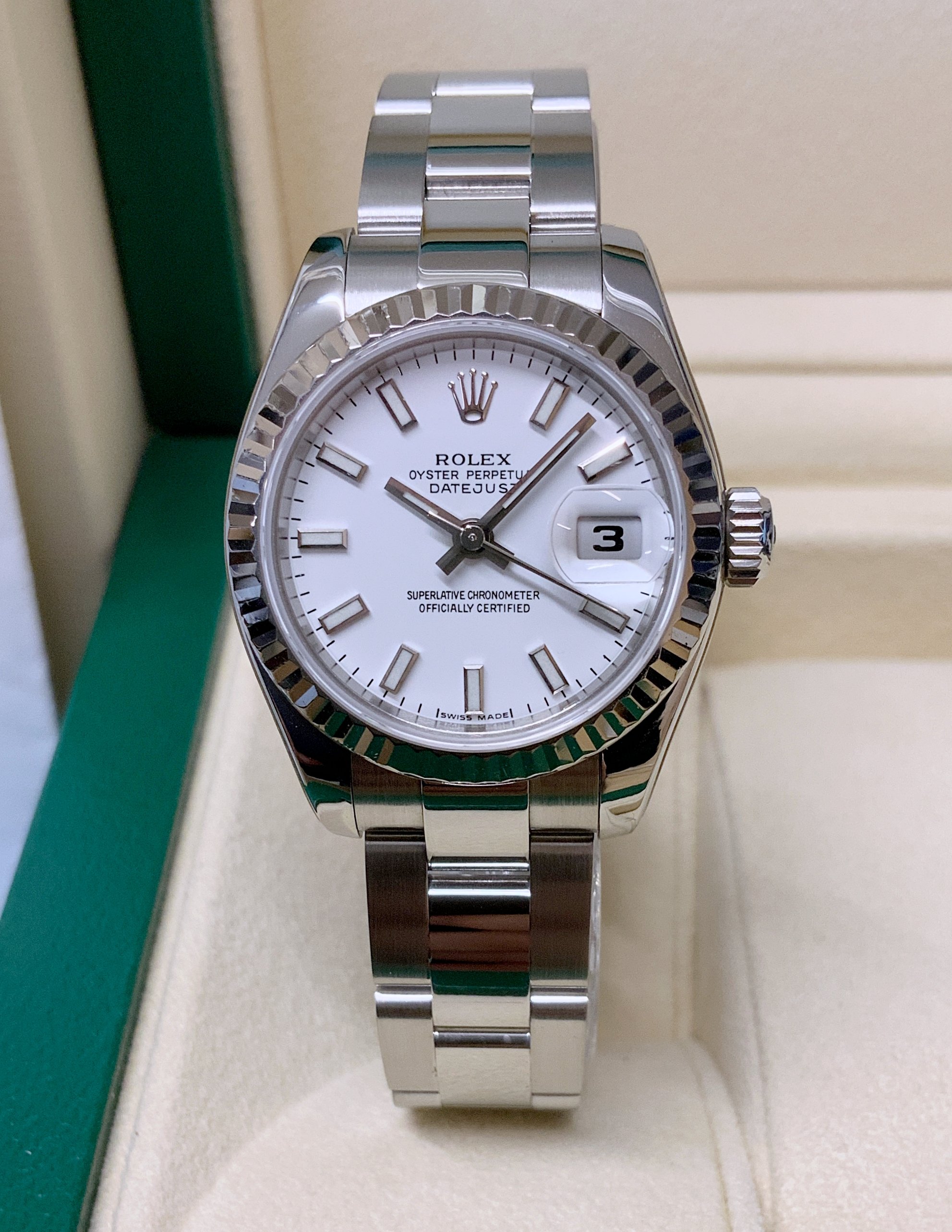 Rolex Lady-Datejust 26mm 179174 White Dial