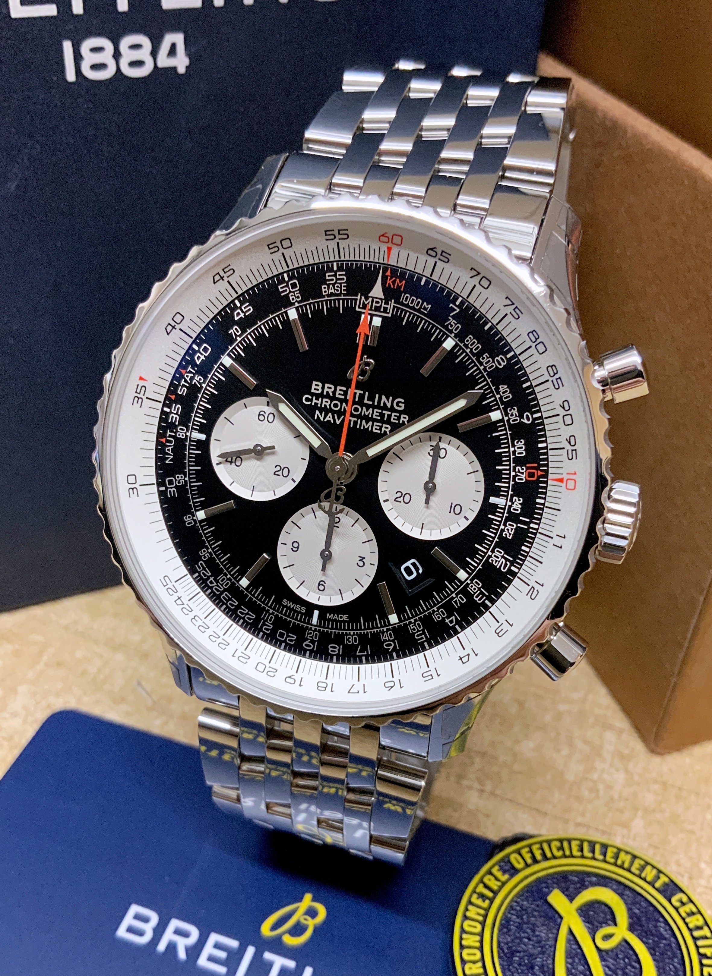 Breitling Navitimer 01 46mm AB0127 Black Dial