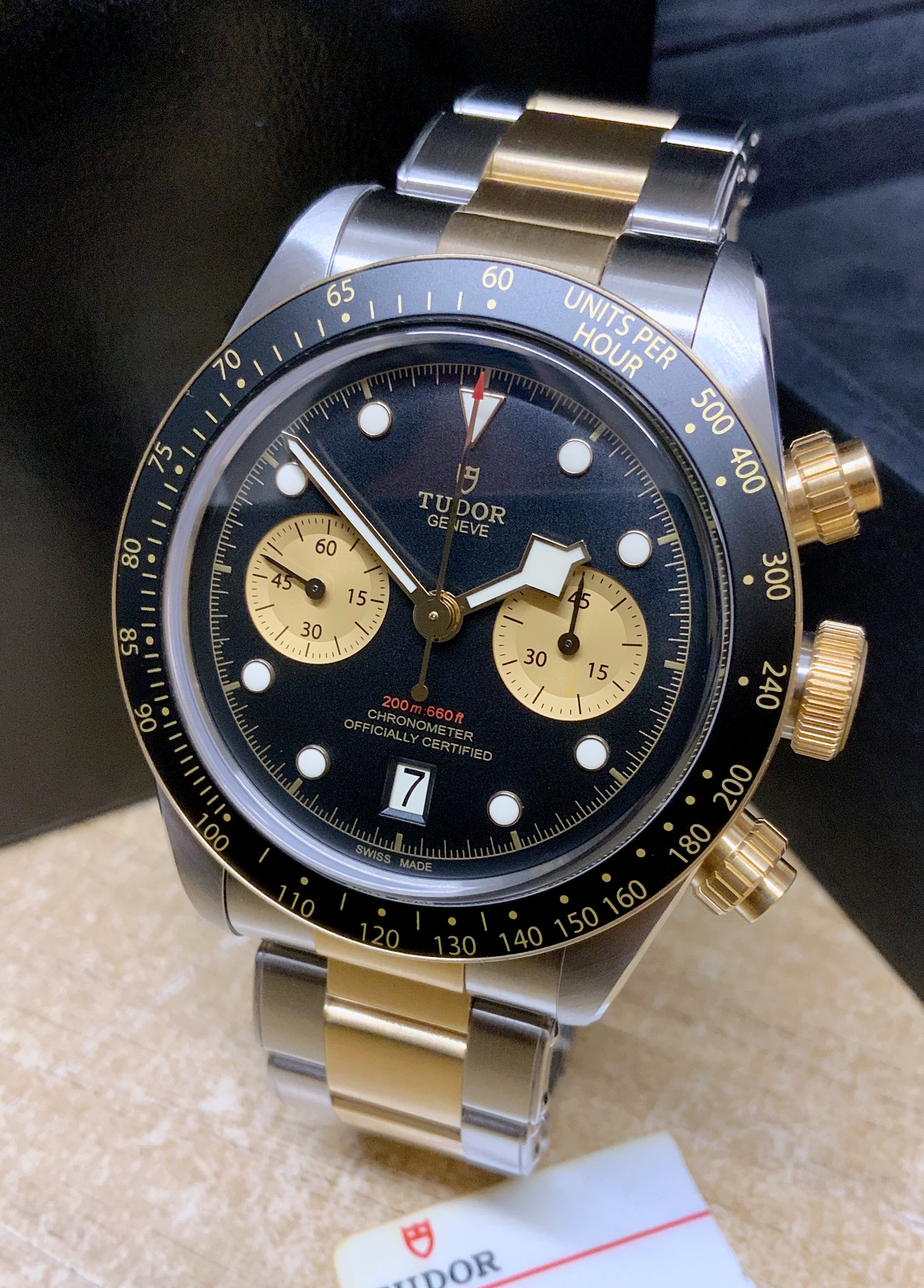 Tudor Black Bay Chrono S&G 79363N Black Dial