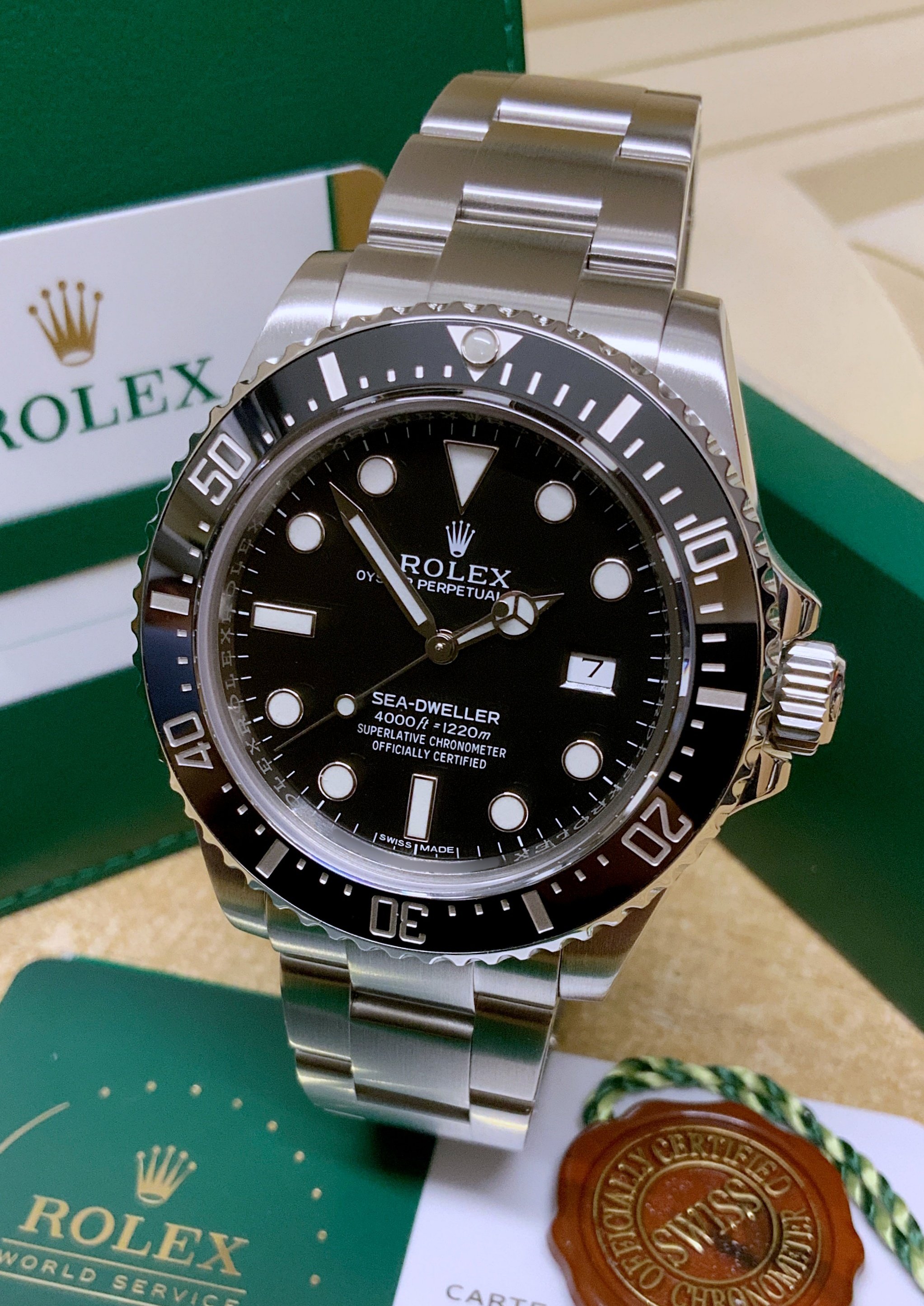Rolex Sea-Dweller 4000 116600 Black Dial
