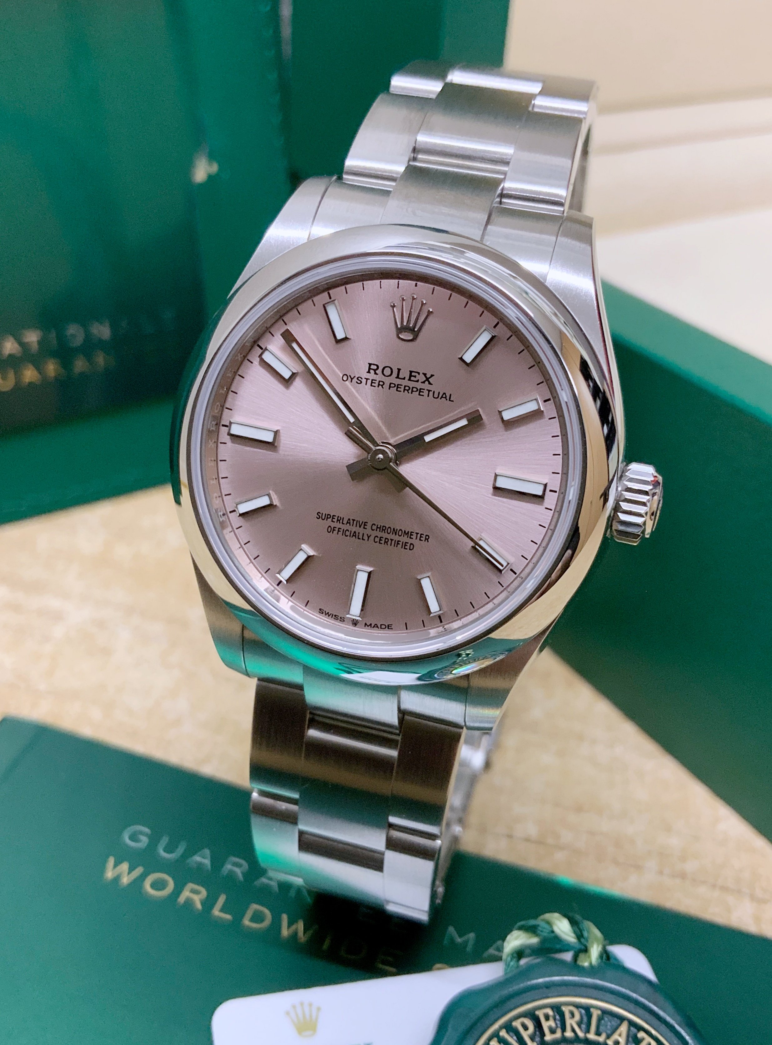 Rolex Oyster Perpetual 31 277200 Pink Dial