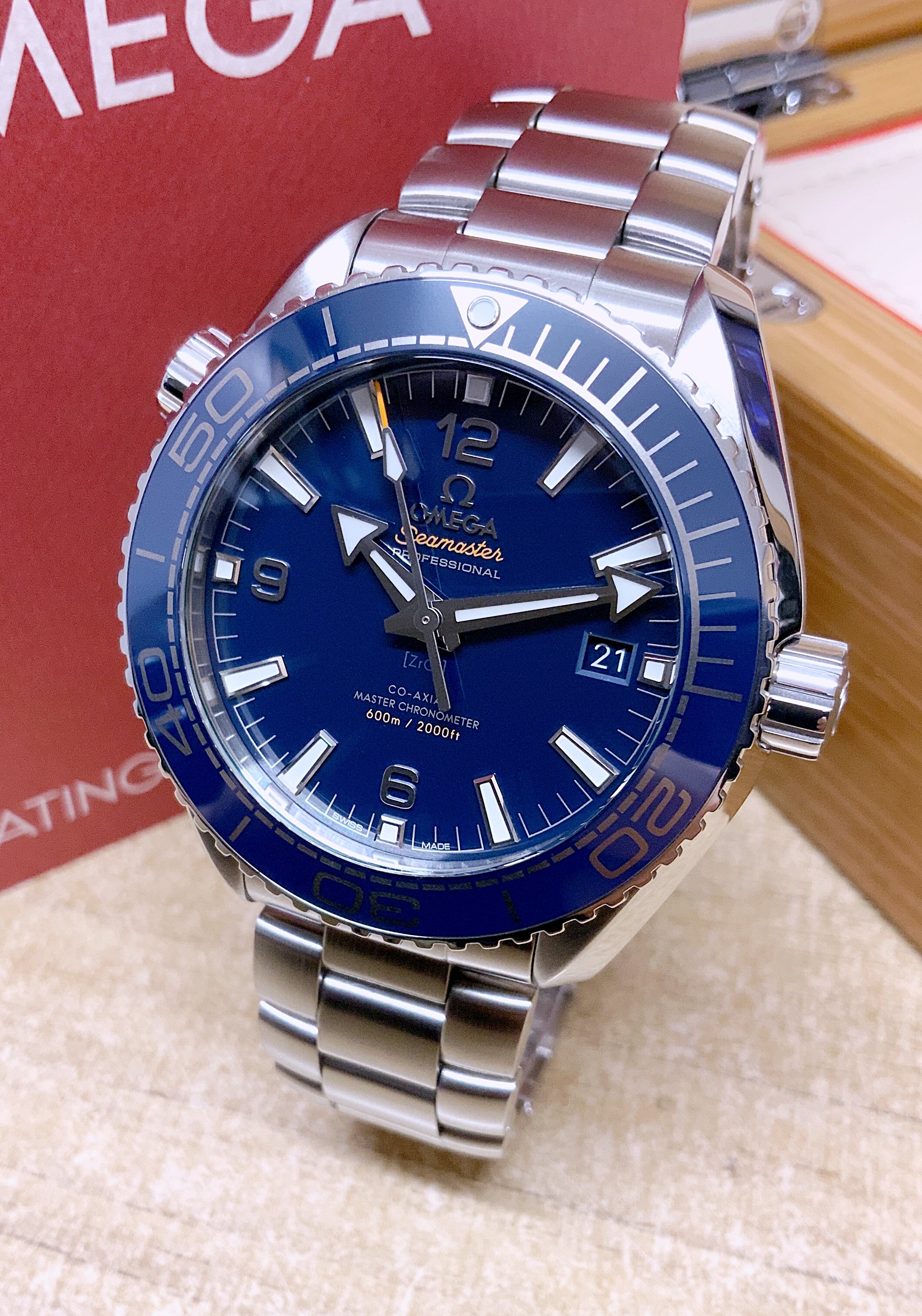 Omega Planet Ocean 43.5mm 215.30.44.21.03.001 Blue Dial