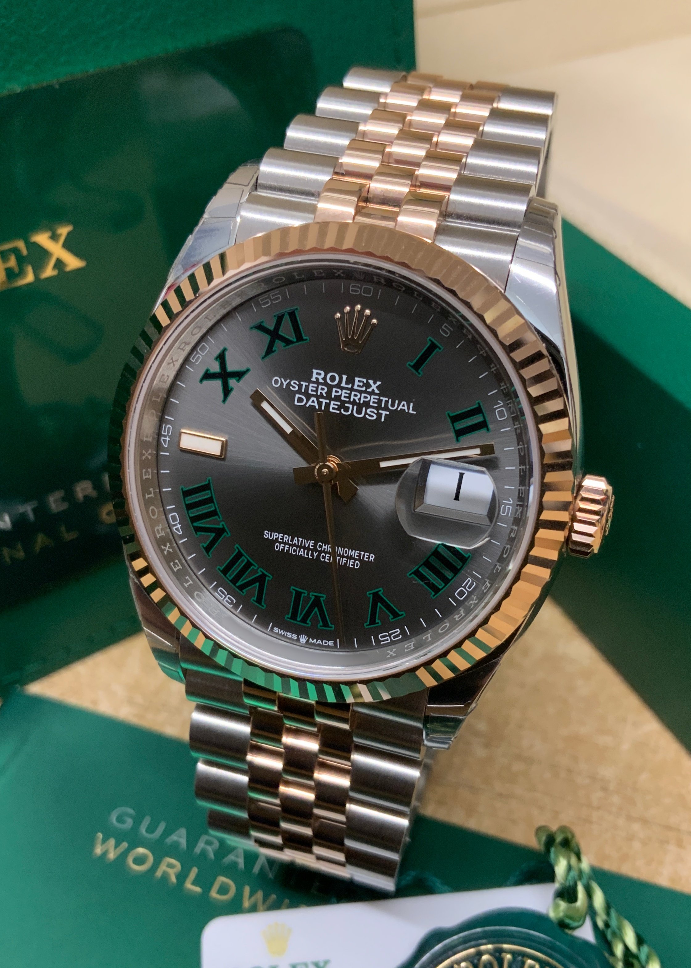 Rolex Datejust 36 126231 'Wimbledon' Dial