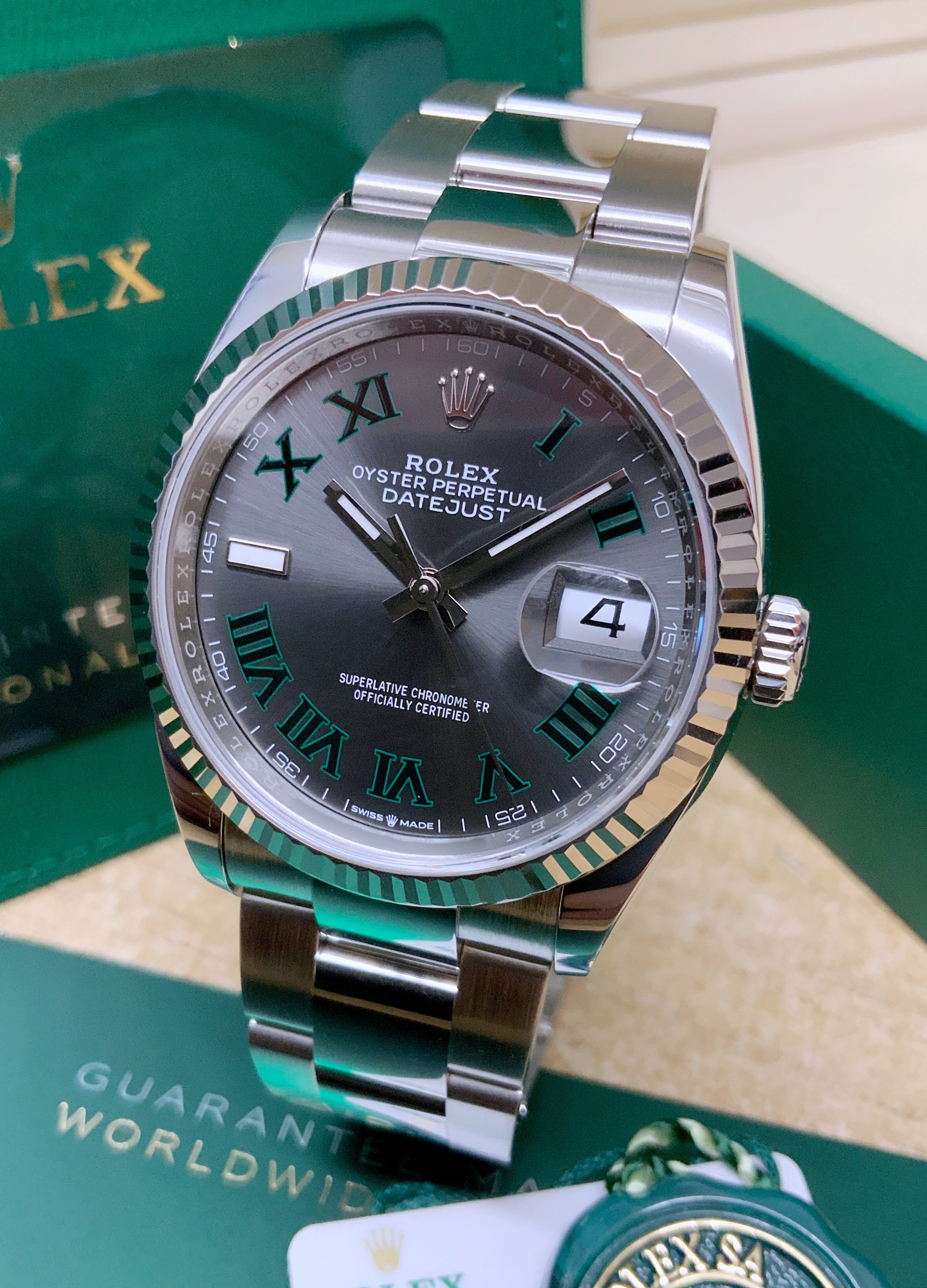 Rolex Datejust 36 126234 'Wimbledon' Dial