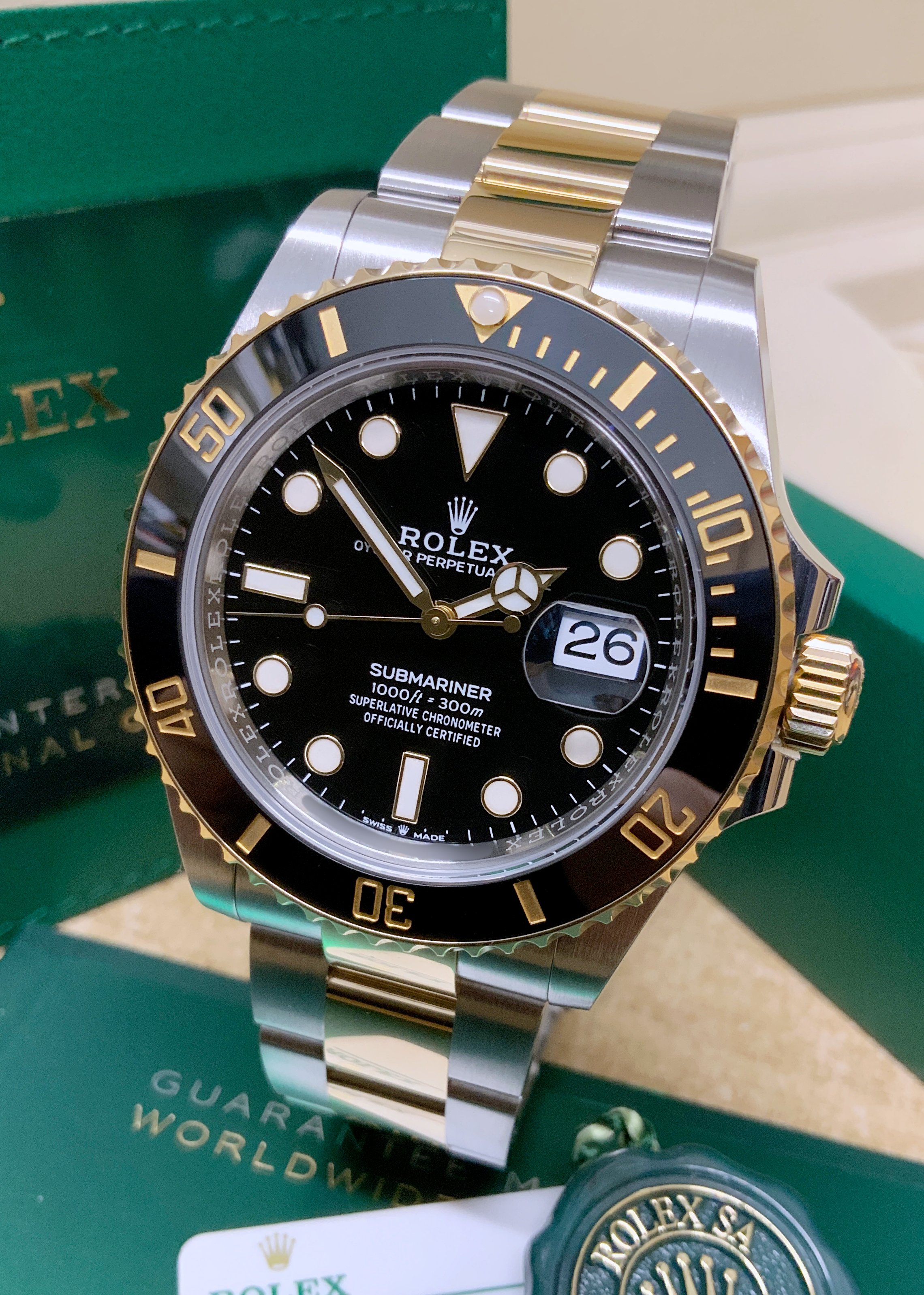 Rolex Submariner Date 126613LN Bi/Colour 41mm Black Dial