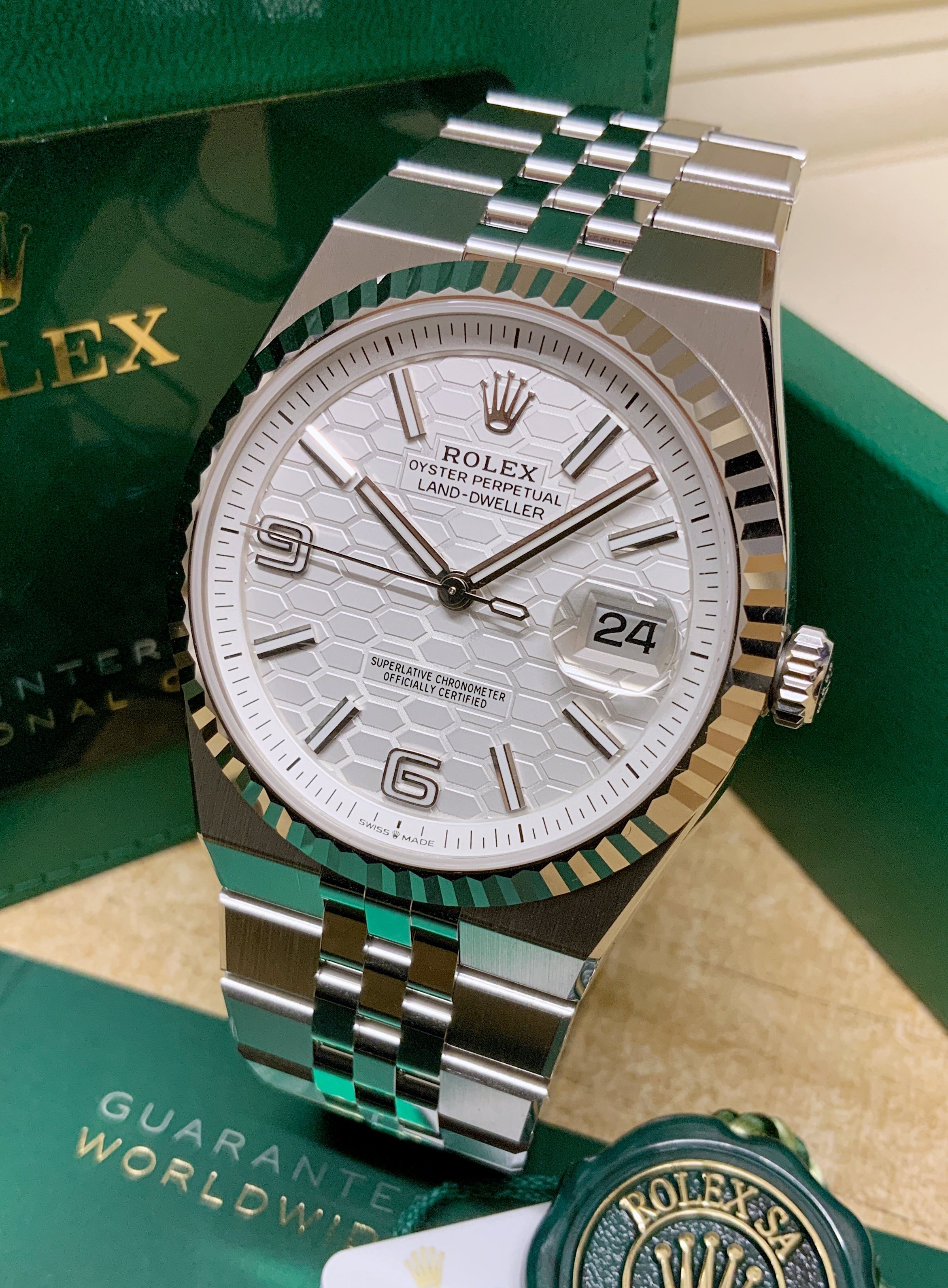Rolex Land-Dweller 40 127334 White Dial Unworn